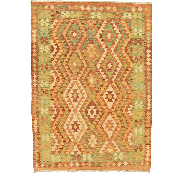 4' 1 x 5' 8 Kilim Waziri Rug
