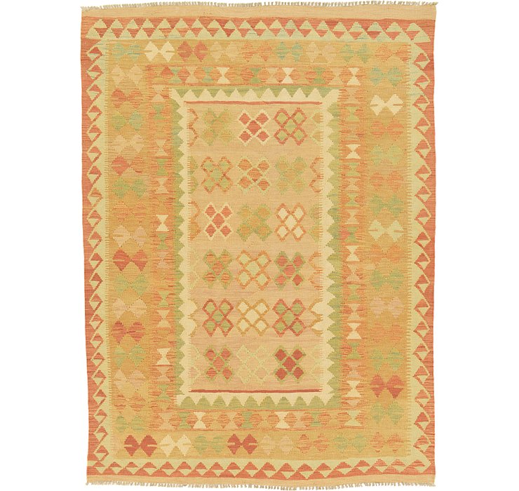 4' 11 x 6' 8 Kilim Waziri Rug