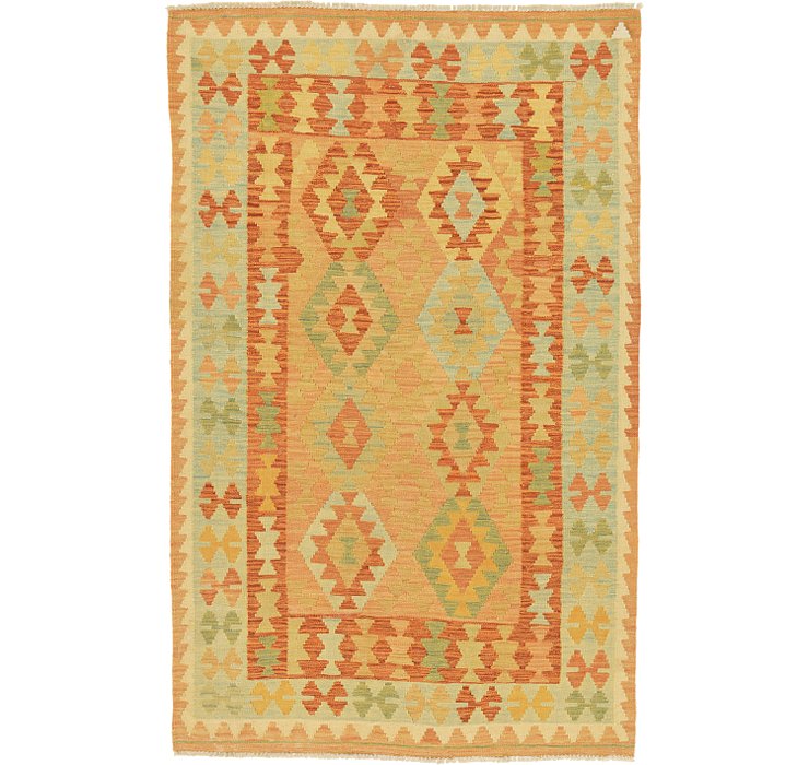 3' 9 x 6' Kilim Waziri Rug
