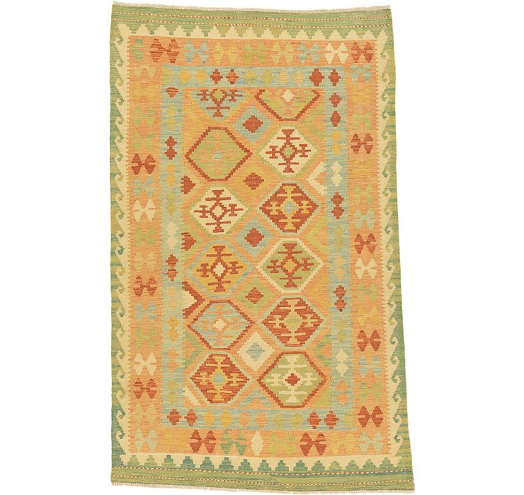 3' 10 x 6' 1 Kilim Waziri Rug