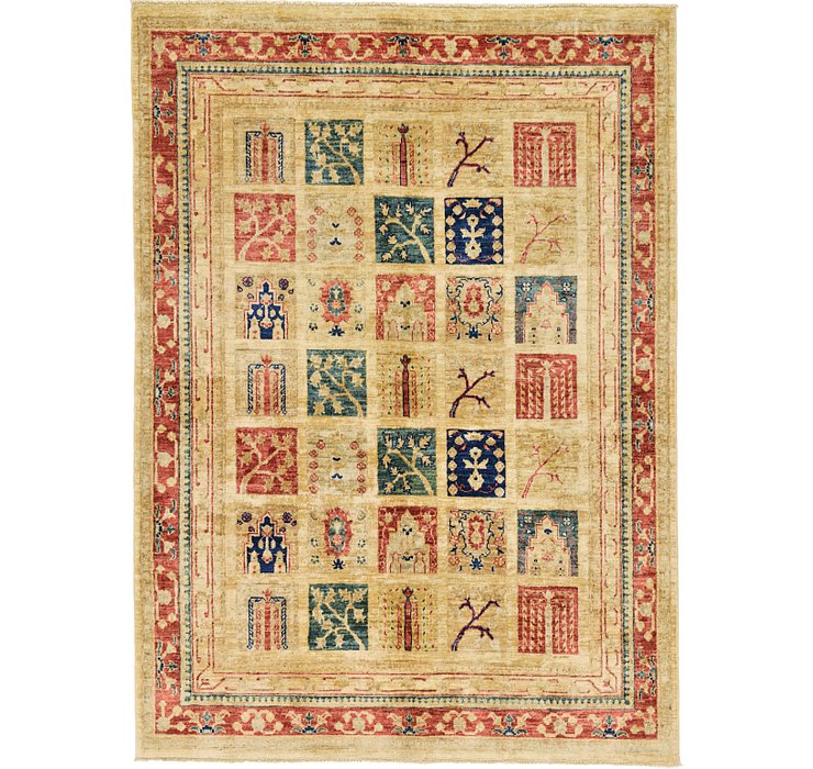 HandKnotted 4' 10 x 6' 8 Ariana Ziegler Oriental...