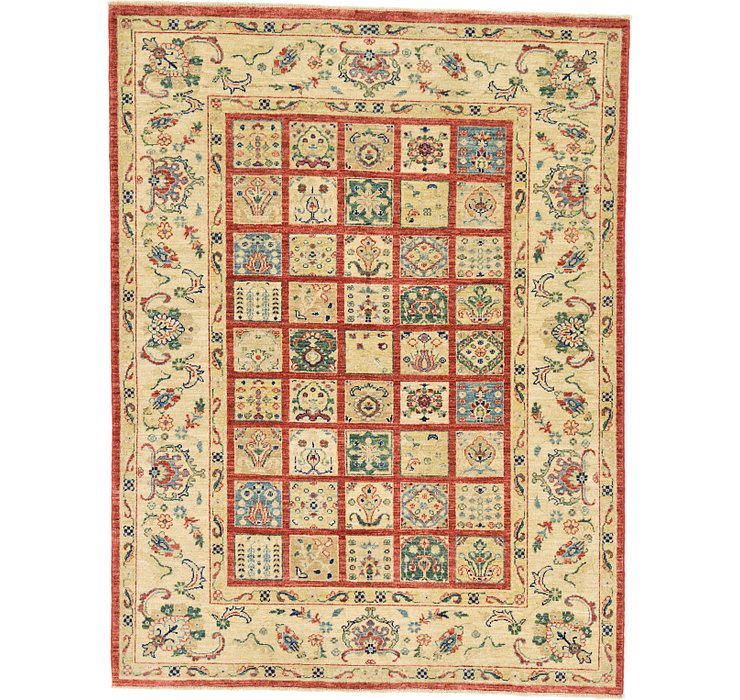 HandKnotted 4' 10 x 6' 5 Ariana Ziegler Oriental...