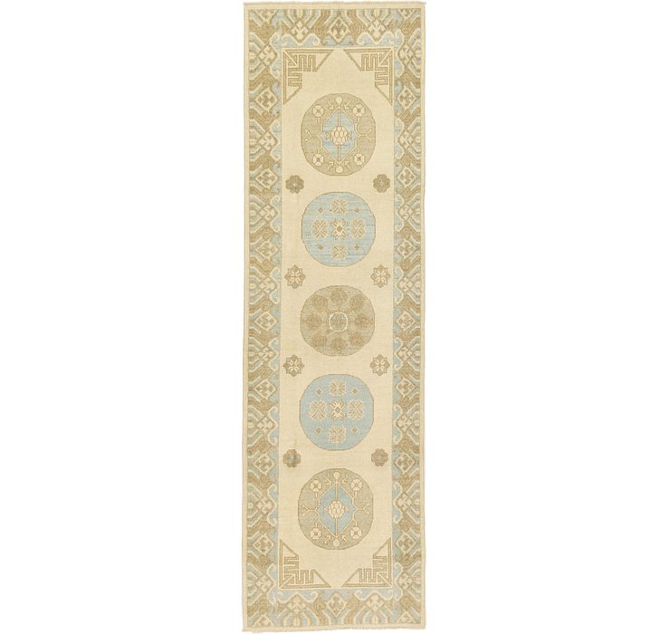 2' 11 x 9' 9 Khotan Ziegler Oriental...