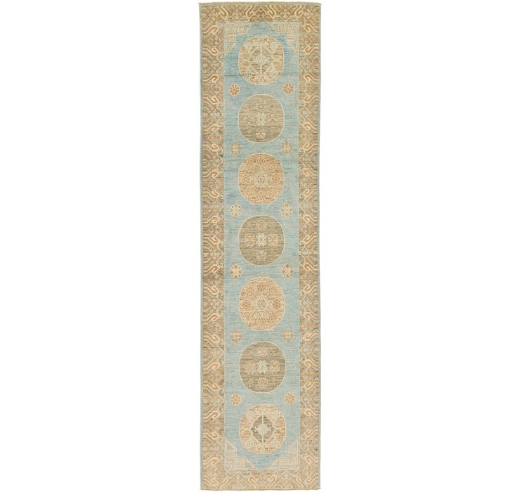 3' 3 x 12' 8 Khotan Ziegler Oriental...