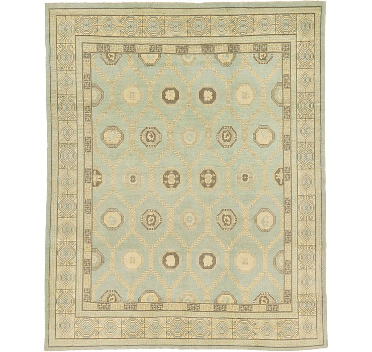 8' 1 x 9' 9 Khotan Ziegler Oriental...