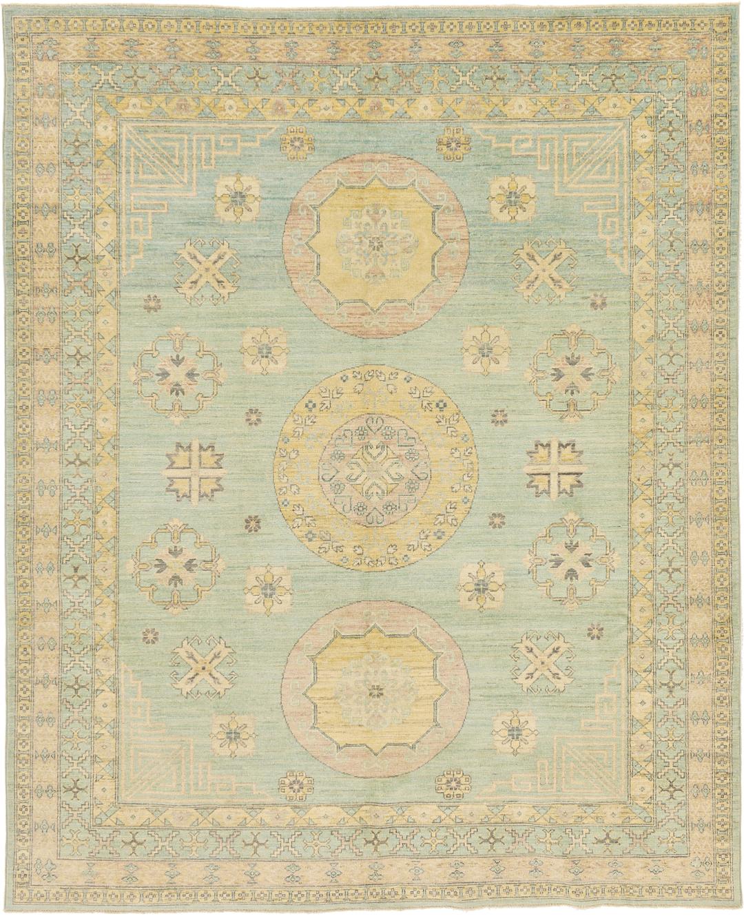 Light Green 7' 11 x 9' 8 Khotan Ziegler Oriental Rug Oriental Rugs