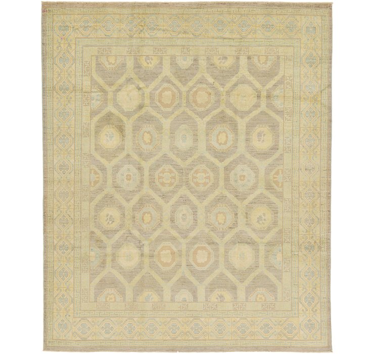 7' 11 x 9' 6 Khotan Ziegler Oriental...