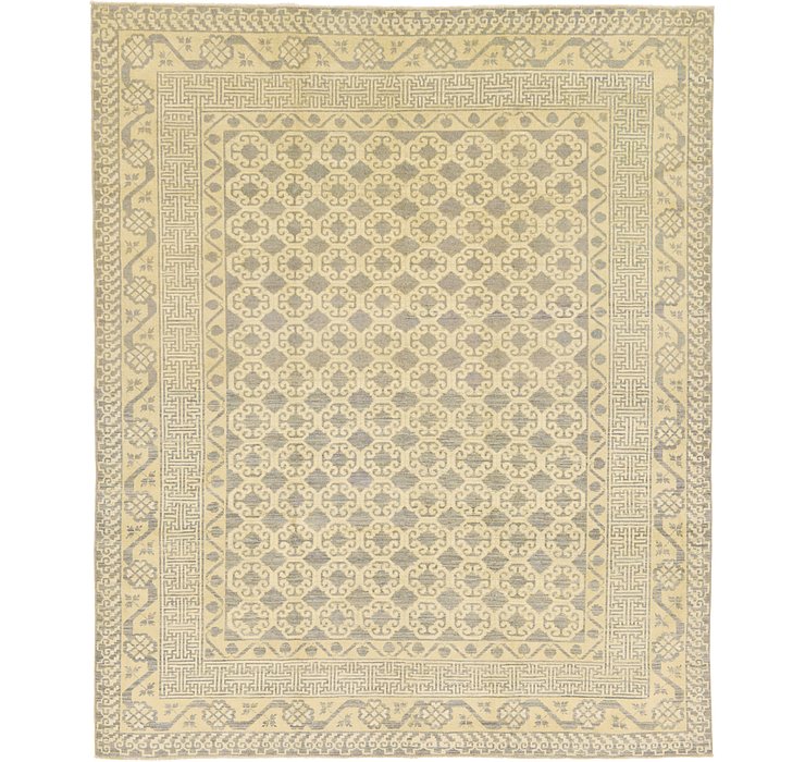 8' x 9' 8 Khotan Ziegler Oriental...