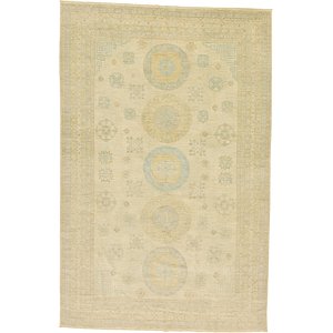 12' 2 x 18' 6 Khotan Ziegler Oriental...