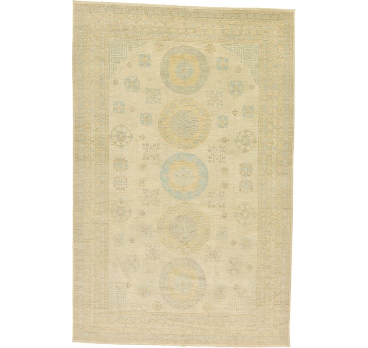 12' 2 x 18' 6 Khotan Ziegler Oriental...