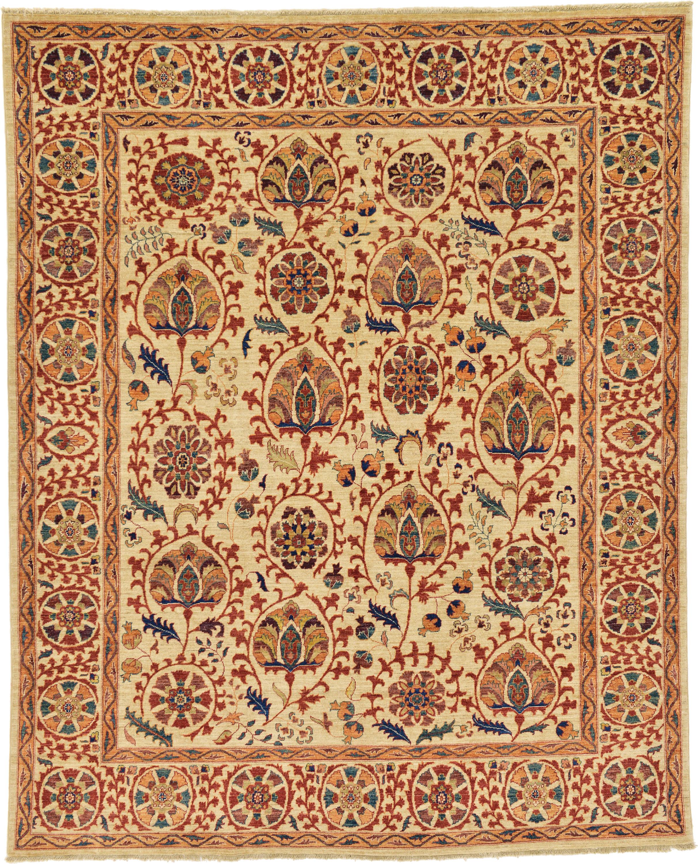 Cream 8' x 9' 10 Ariana Ziegler Oriental Rug eSaleRugs