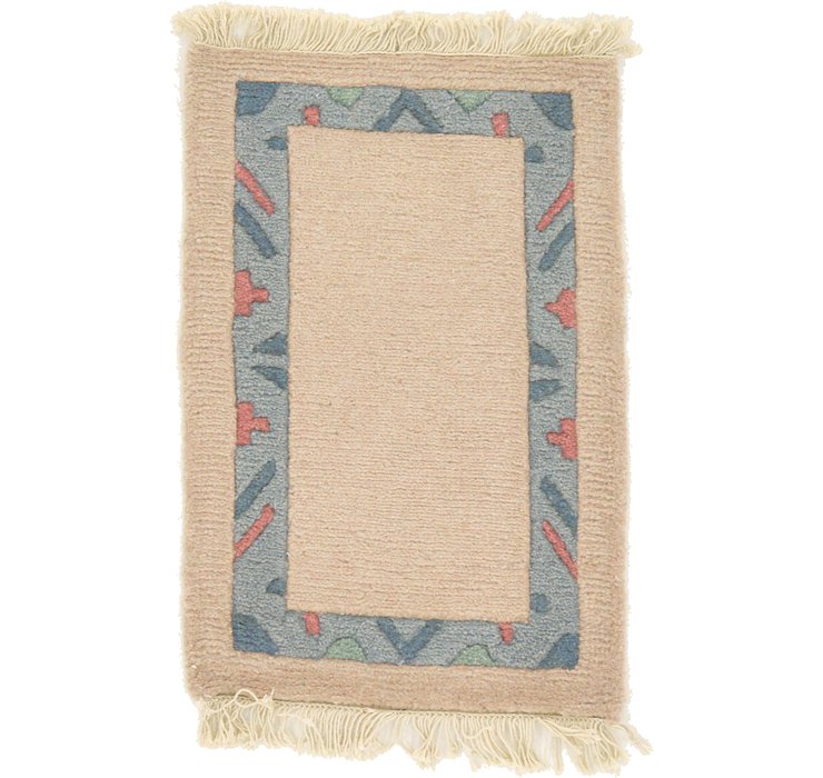 1' 4 x 2' Indo Tibet Rug