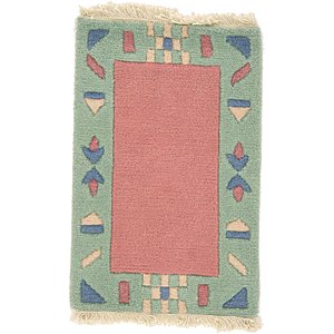 HandKnotted 1' 3 x 2' Indo Tibet Rug