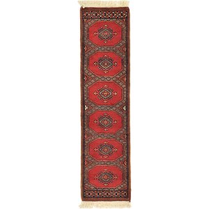 1' 1 x 4' Bokhara Oriental Runner...