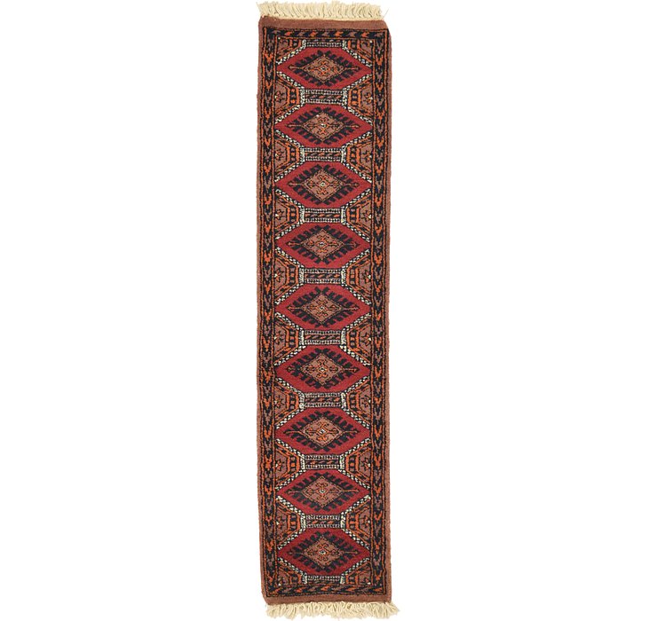 1' x 4' Bokhara Oriental Runner...