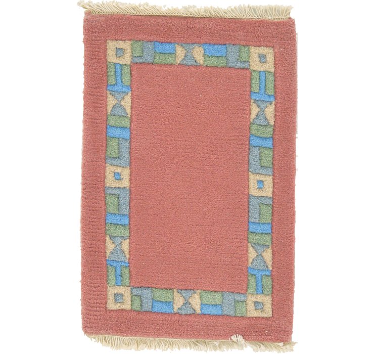 1' 3 x 1' 11 Indo Tibet Rug