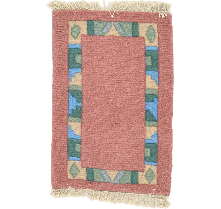 1' 3 x 1' 11 Indo Tibet Rug