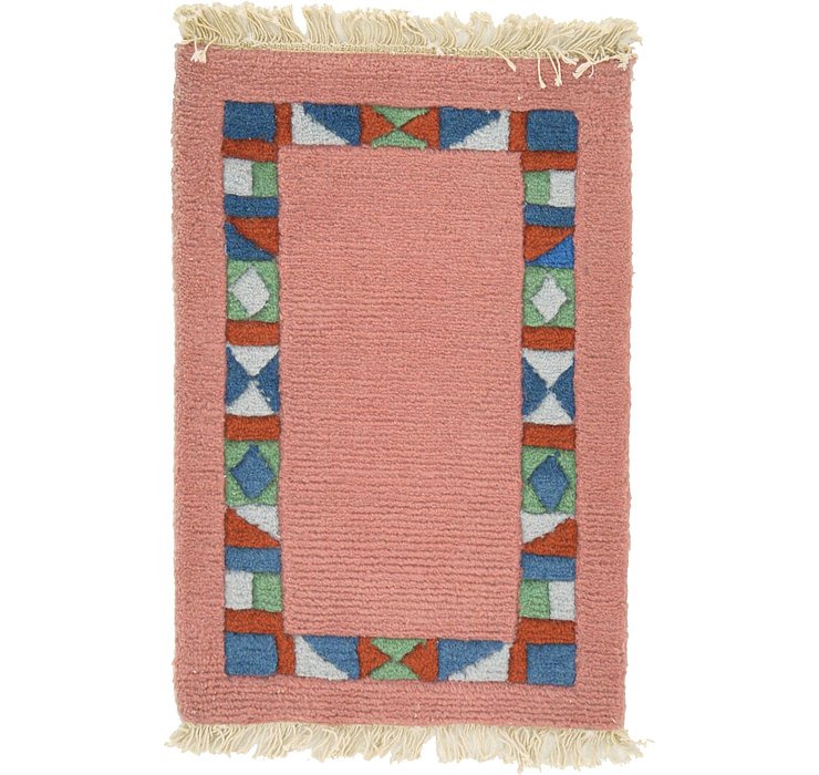 1' 3 x 1' 11 Indo Tibet Runner Rug