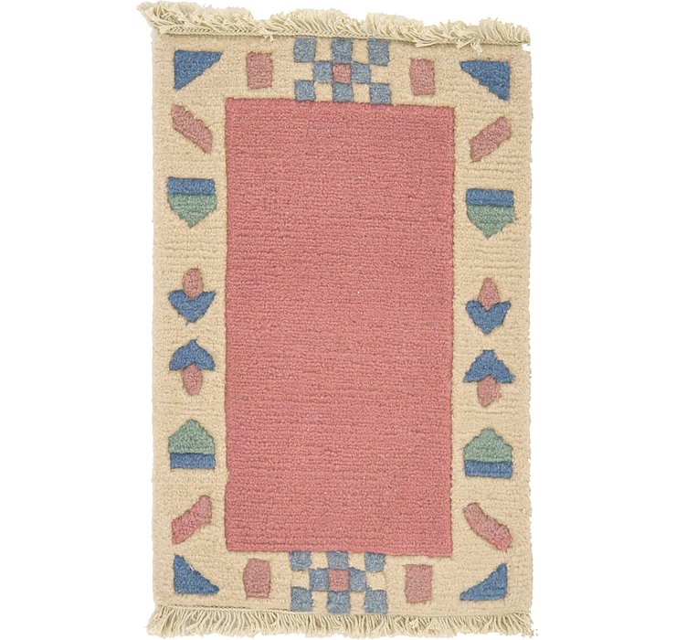 1' 3 x 1' 11 Indo Tibet Rug
