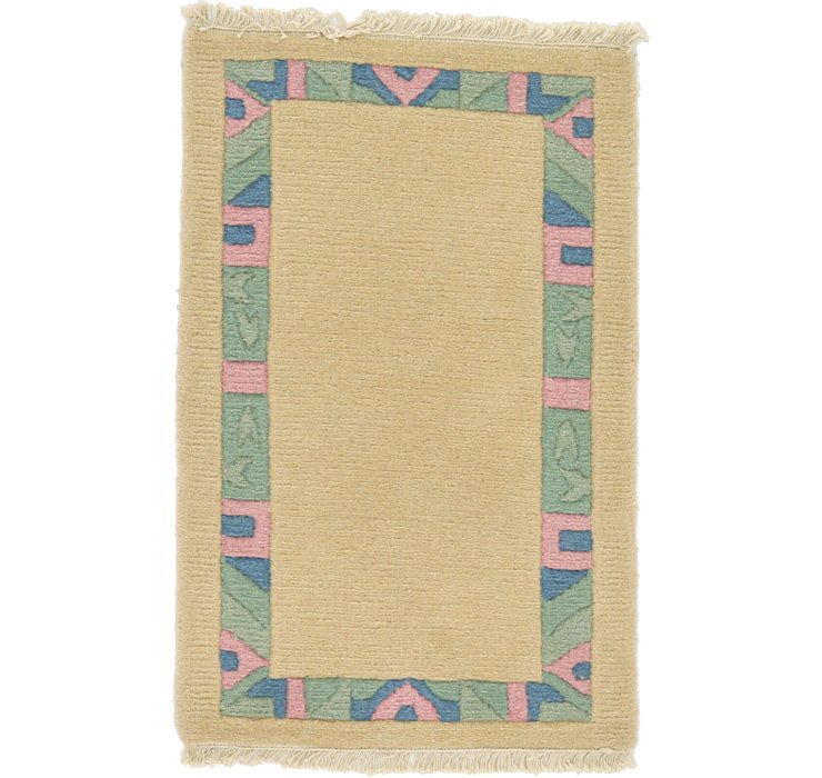 1' 11 x 2' 11 Indo Tibet Rug