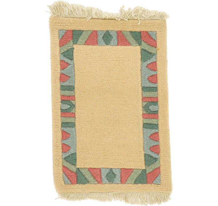1' 4 x 1' 11 Indo Tibet Rug