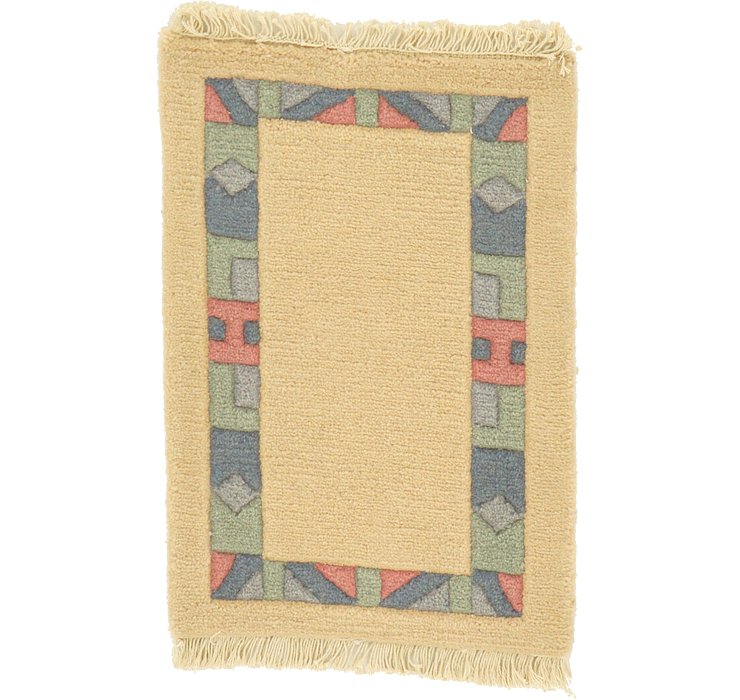 1' 3 x 1' 10 Indo Tibet Rug
