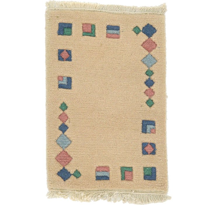 1' 3 x 1' 11 Indo Tibet Rug