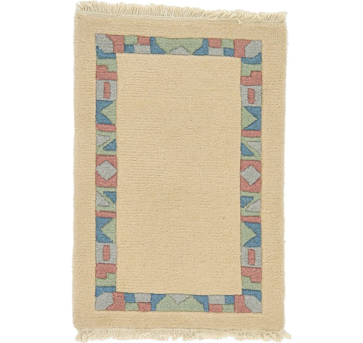 2' x 2' 10 Indo Tibet Rug