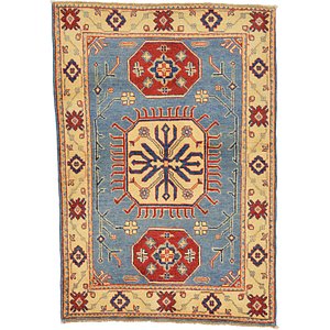 3' 4 x 4' 9 Kazak Oriental Rug
