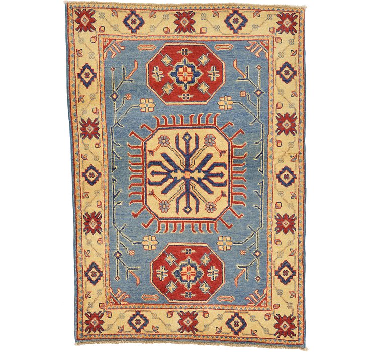 3' 4 x 4' 9 Kazak Oriental Rug