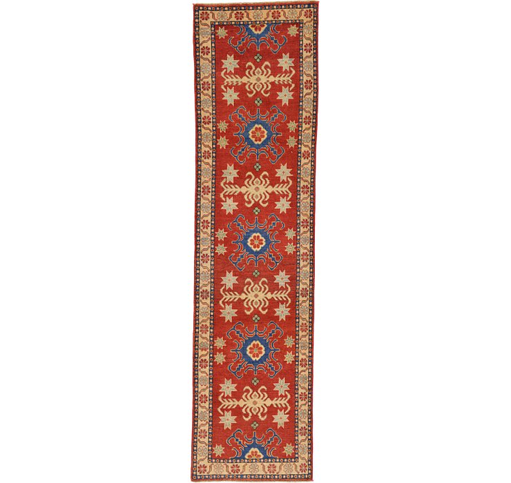 2' 8 x 10' 7 Kazak Oriental Runner Rug
