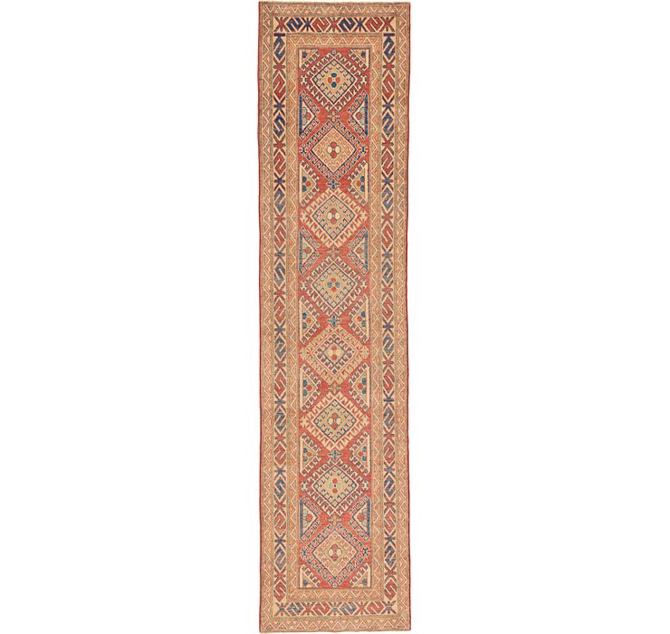 2' 9 x 10' 11 Kazak Oriental Runner Rug