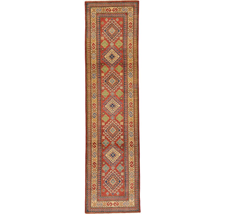 2' 9 x 10' 7 Kazak Oriental Runner Rug