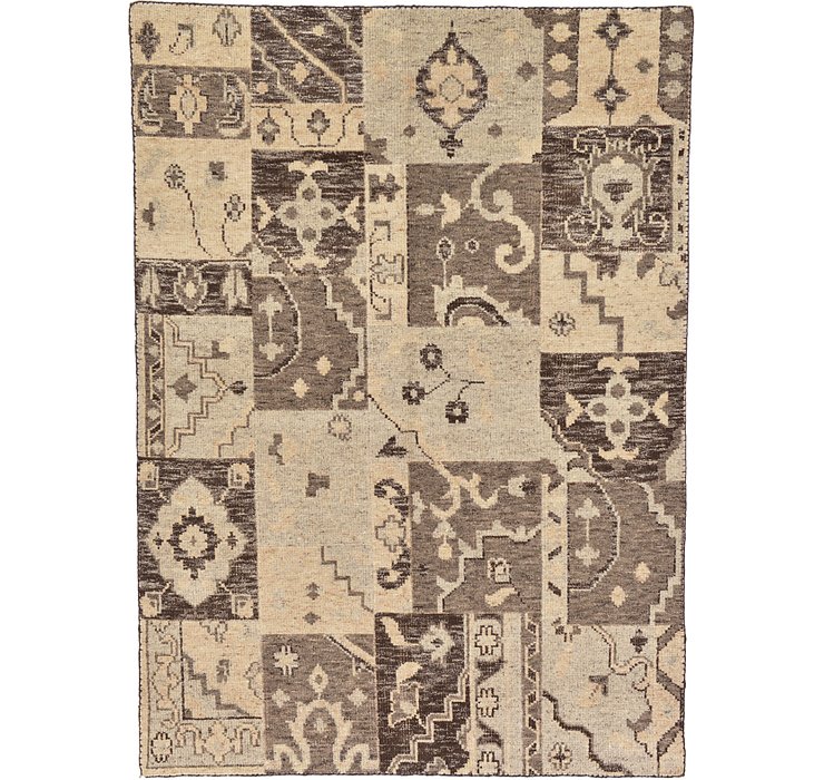 5' 7 x 7' 9 Patchwork Rug
