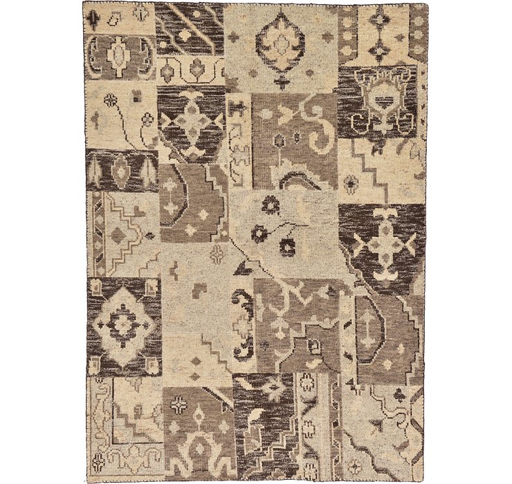 5' 6 x 7' 9 Patchwork Rug