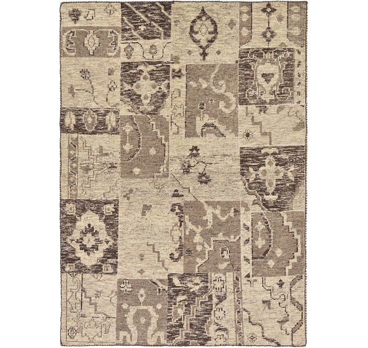 5' 7 x 8' Patchwork Rug
