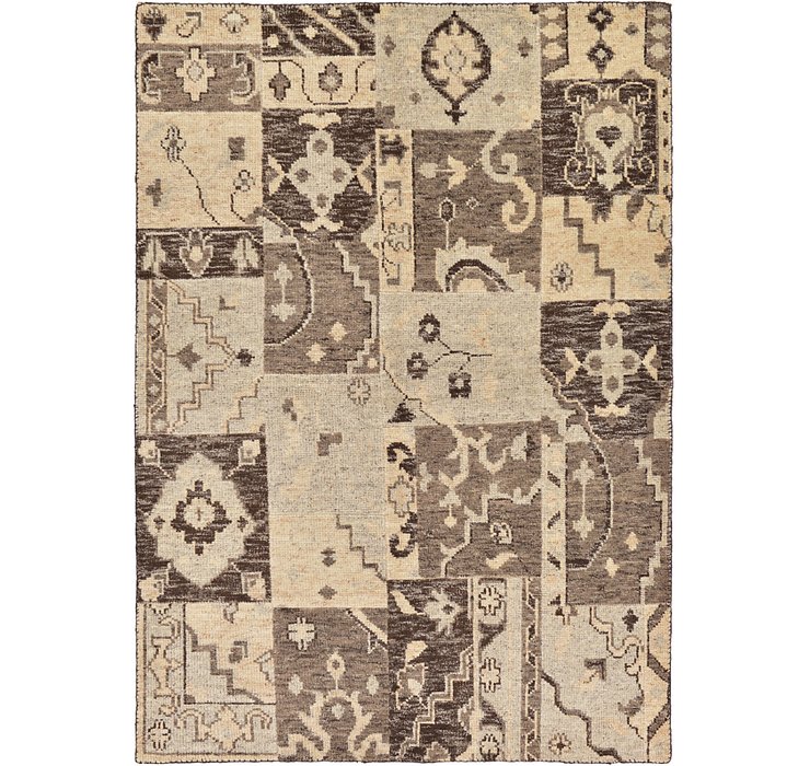 5' 7 x 8' Patchwork Rug