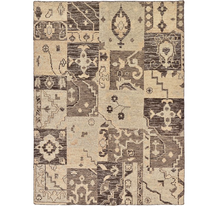 5' 10 x 8' Patchwork Rug