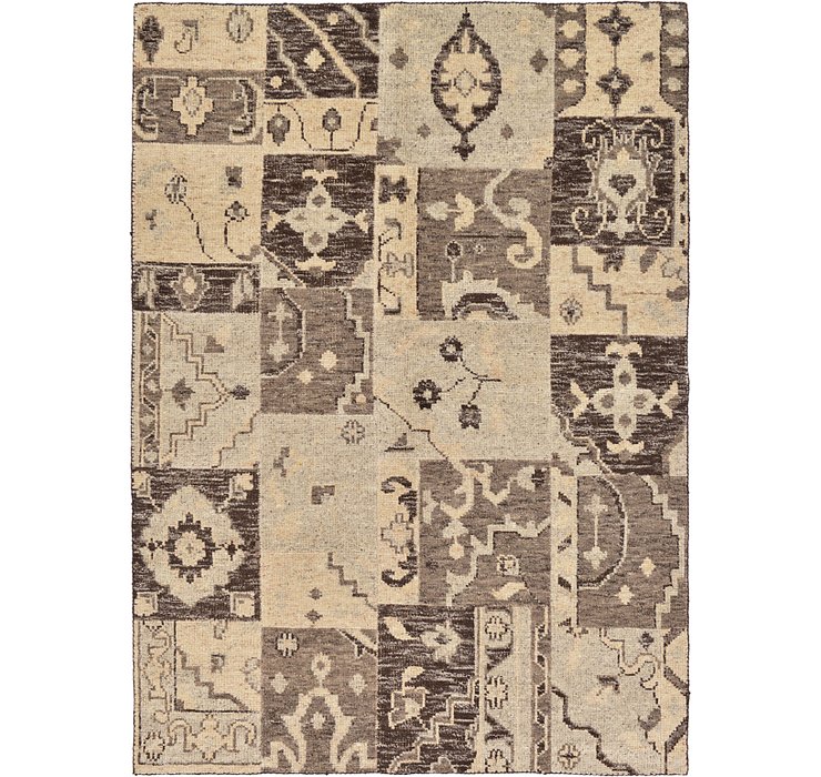 5' 7 x 7' 9 Patchwork Rug