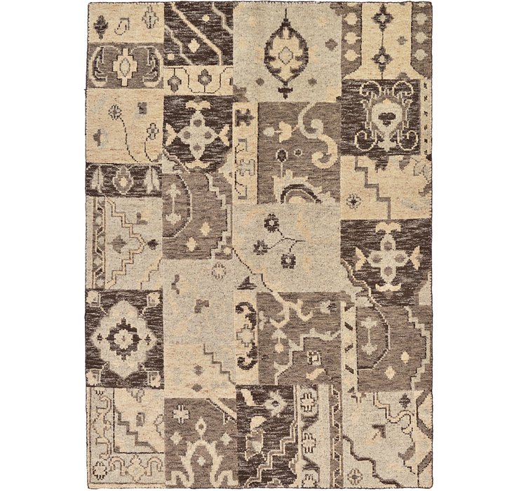 5' 7 x 7' 8 Patchwork Rug