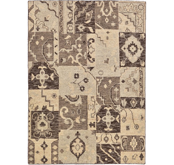 5' 7 x 7' 9 Patchwork Rug