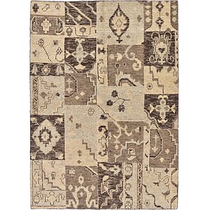 5' 8 x 8' Patchwork Rug