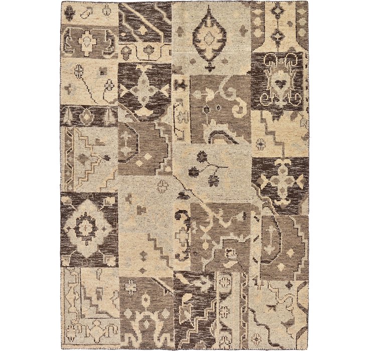 5' 8 x 8' Patchwork Rug