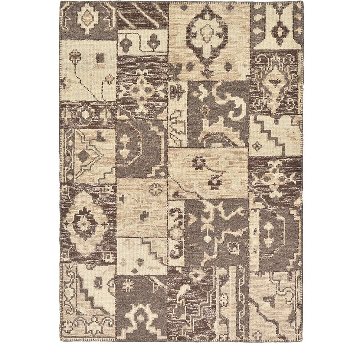 4' 7 x 6' 5 Patchwork Rug