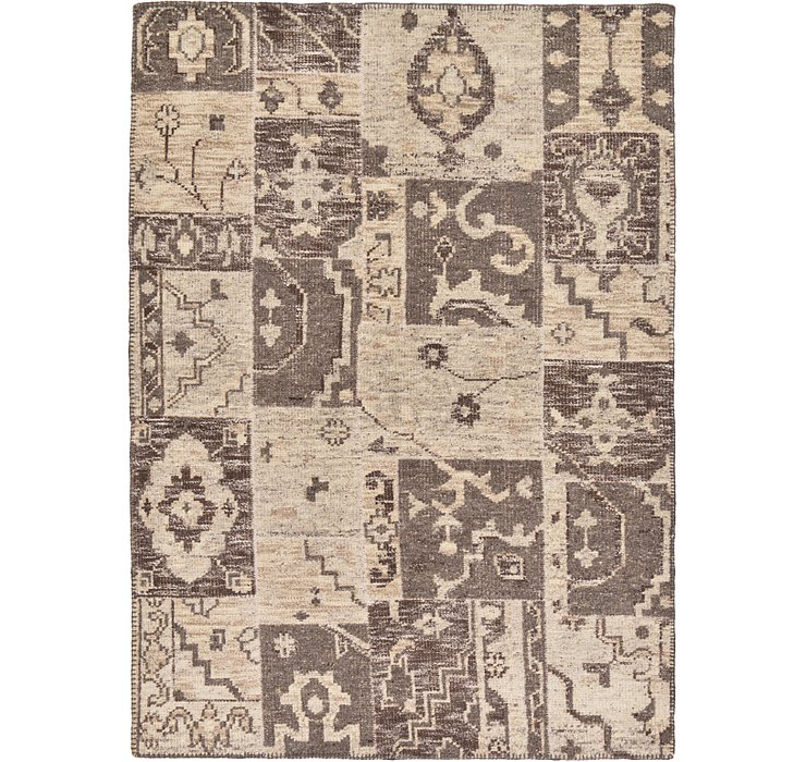 4' 8 x 6' 6 Patchwork Rug