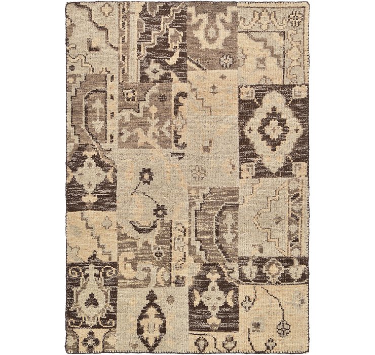 4' x 5' 8 Patchwork Rug
