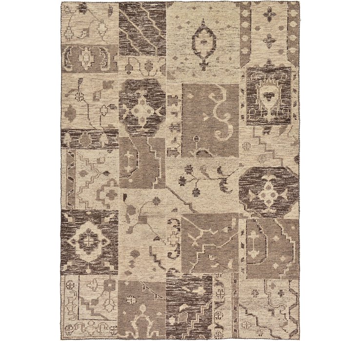 6' 7 x 9' 7 Patchwork Rug