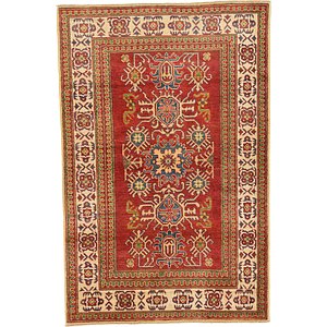 Unique Loom 3' 9 x 5' 9 Kazak Oriental Rug