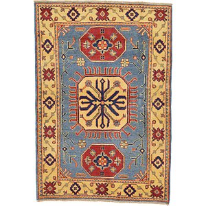Unique Loom 3' 4 x 4' 9 Kazak Oriental Rug