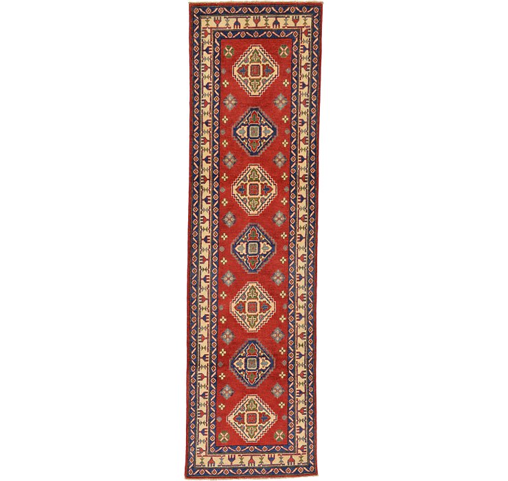 2' 8 x 9' 8 Kazak Oriental Runner Rug